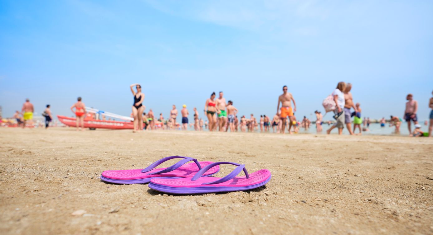 Die italienischen Badestrände waren im ersten Sommer nach der Corona-Pandemie wieder gut besucht.