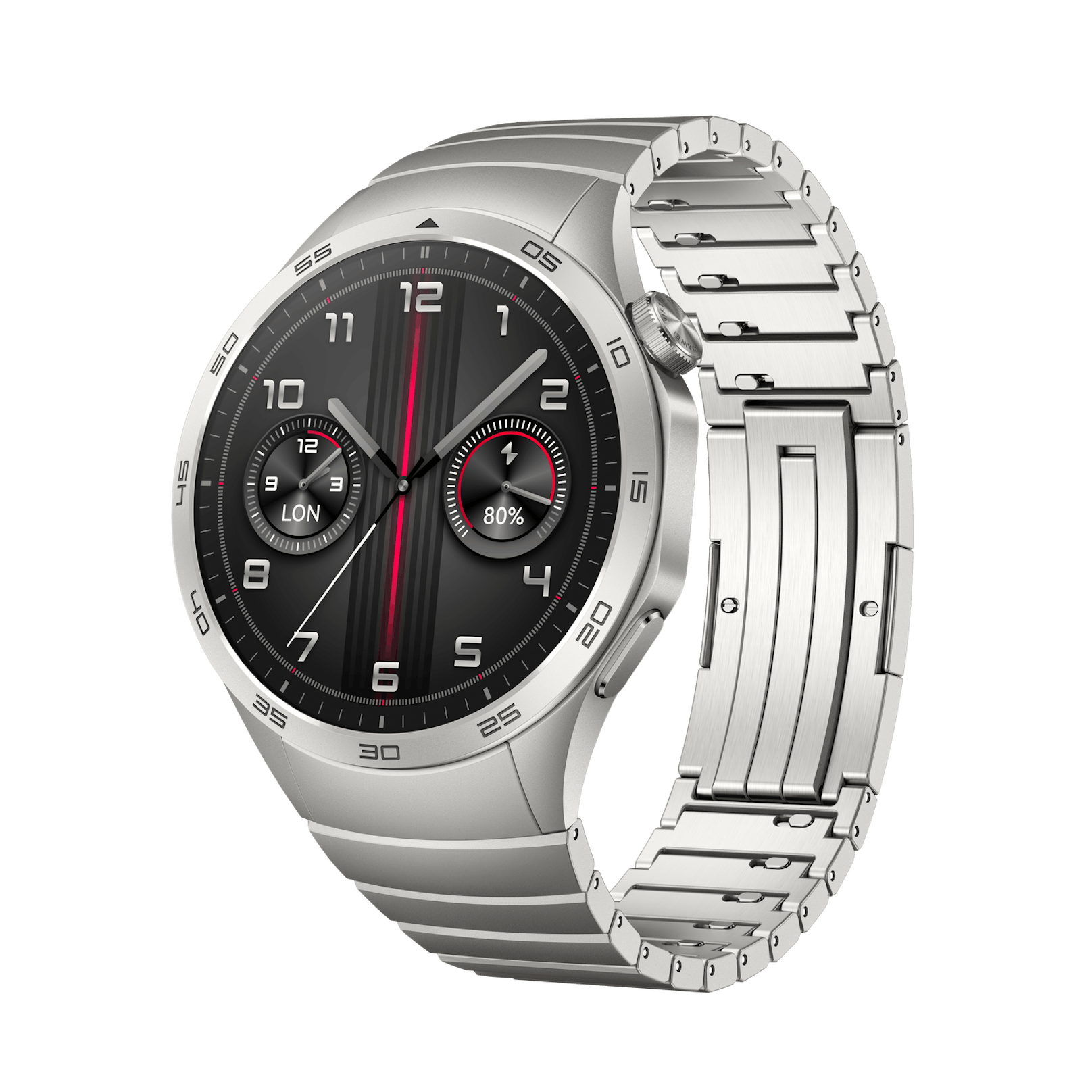 Die Huawei Watch GT 4 46 mm mit Edelstahlarmband ...