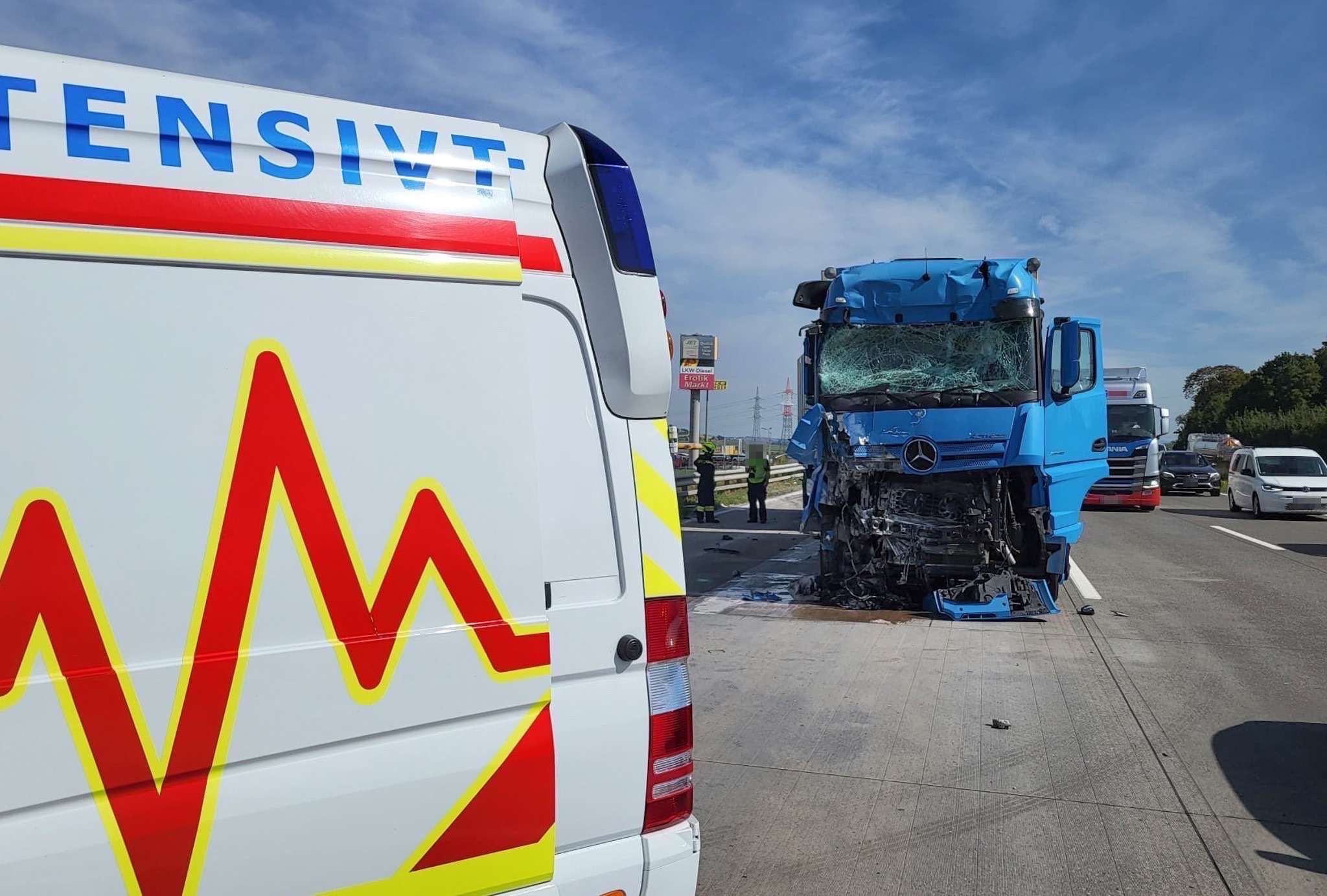 Schwerer Unfall auf der A1 in NÖ
