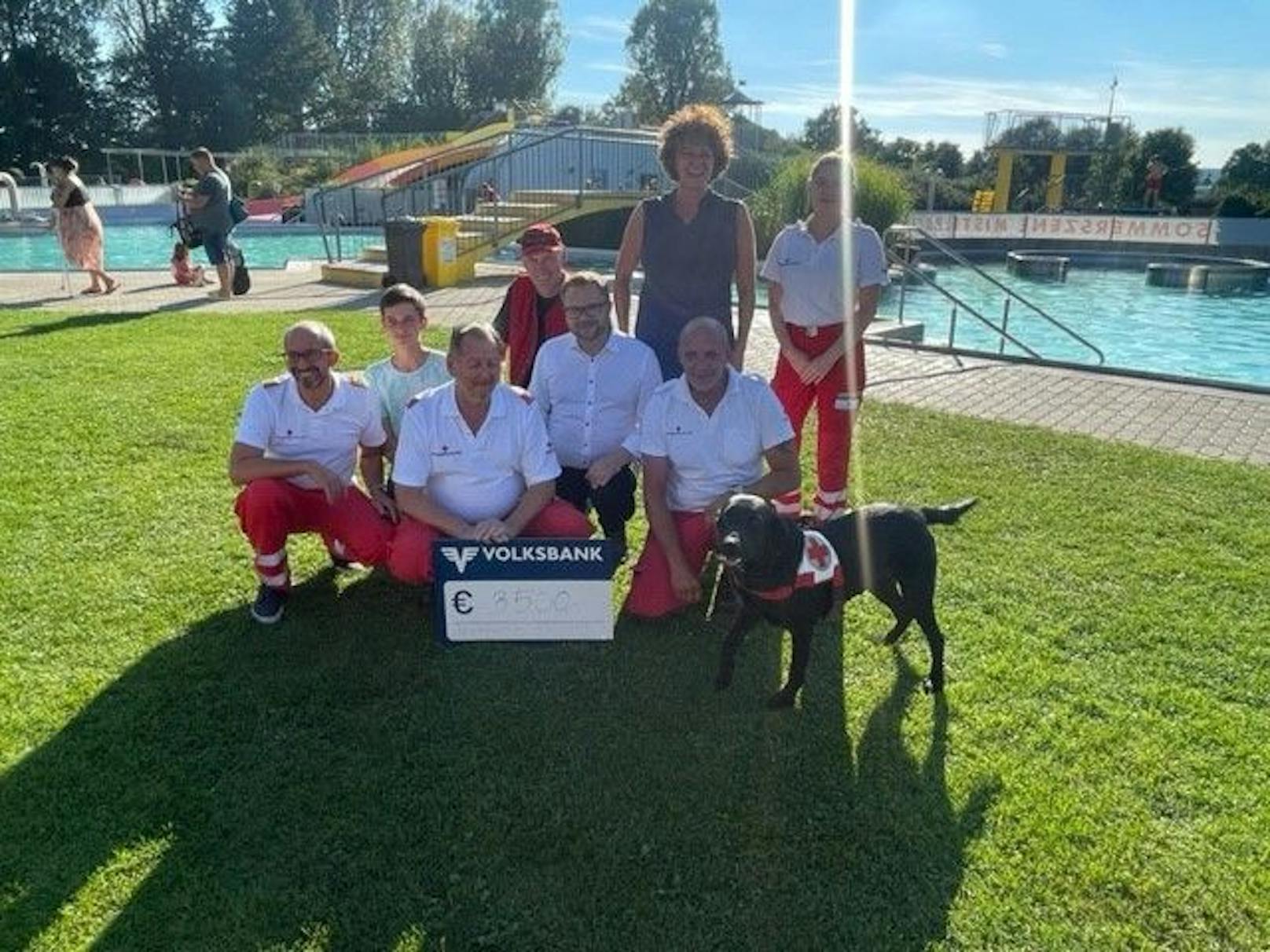 An diesem Tag drehte sich alles um den Hund im Freibad Mistelbach.