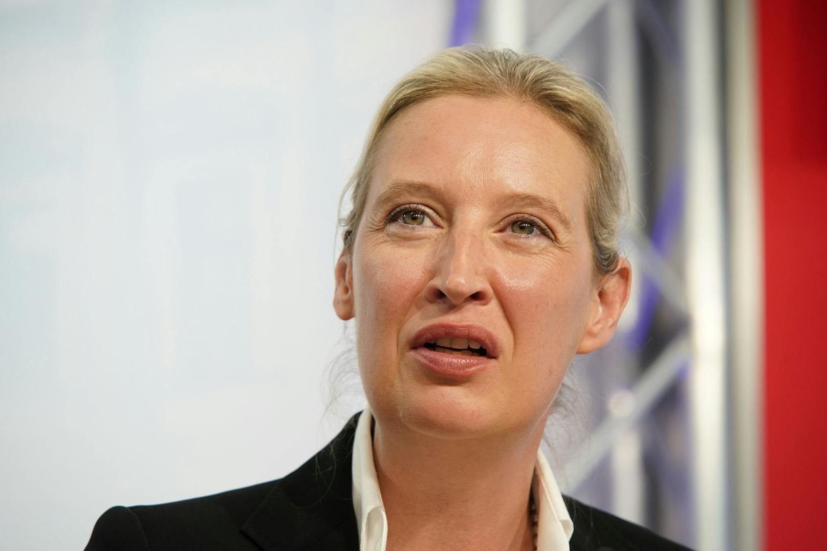 Doppelt rechts: Alice Weidel (AfD) zu Gast in Wien für eine gemeinsame Pressekonferenz mit Herbert Kickl (FPÖ) am 19. September 2023.