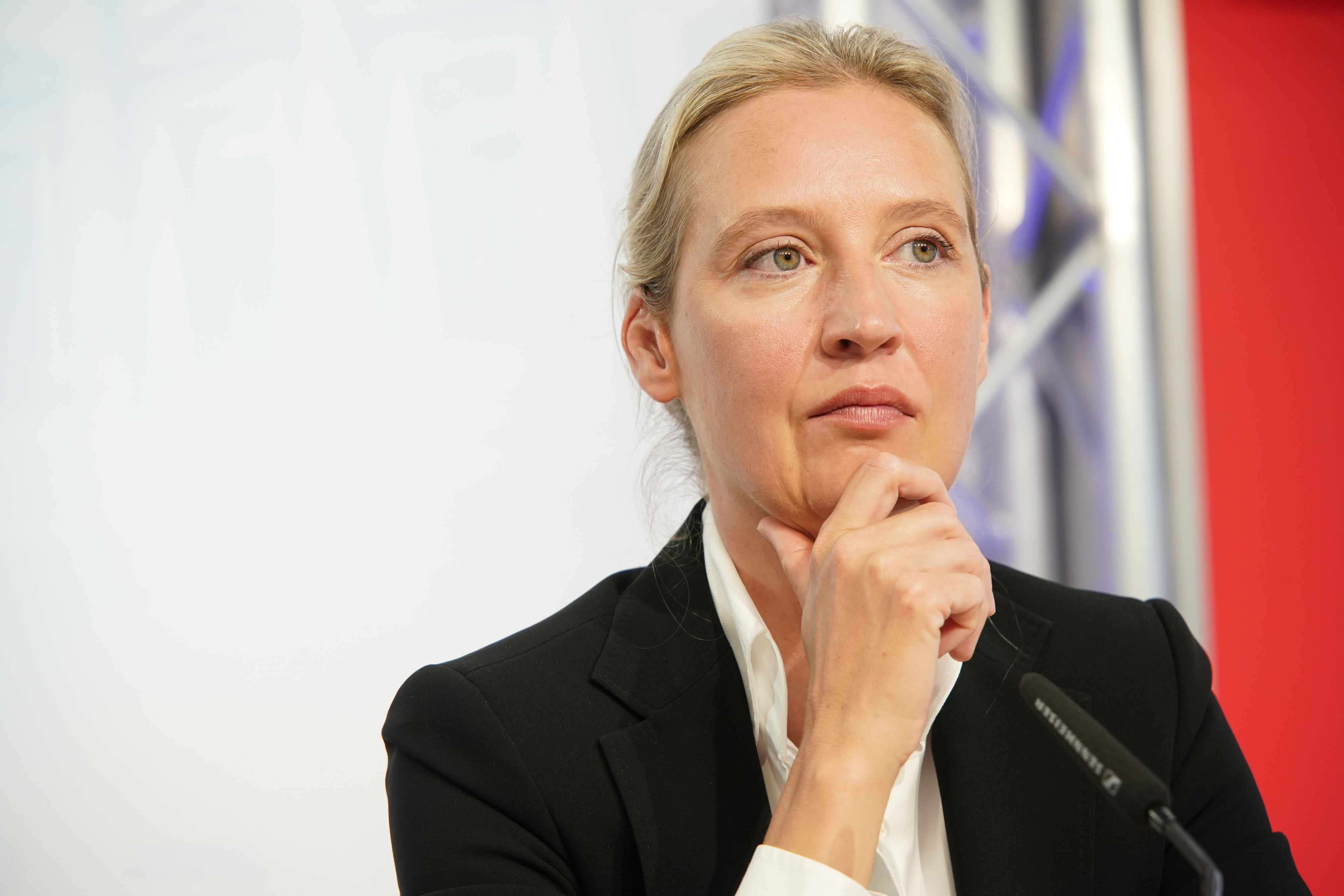 Doppelt rechts: Alice Weidel (AfD) zu Gast in Wien für eine gemeinsame Pressekonferenz mit Herbert Kickl (FPÖ) am 19. September 2023.
