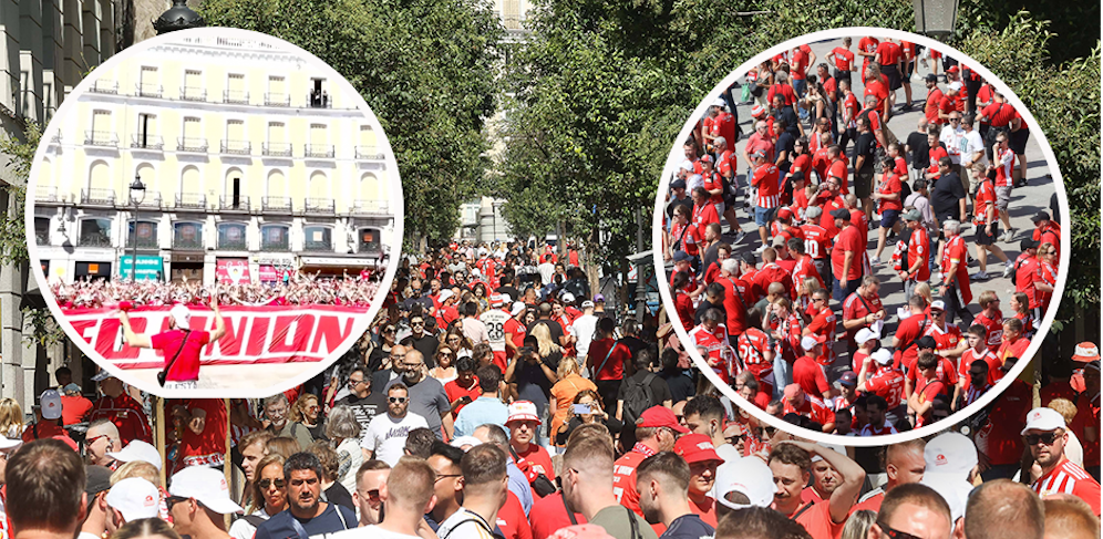 Schon Stunden vor dem Spiel waren die Eisernen hochmotiviert