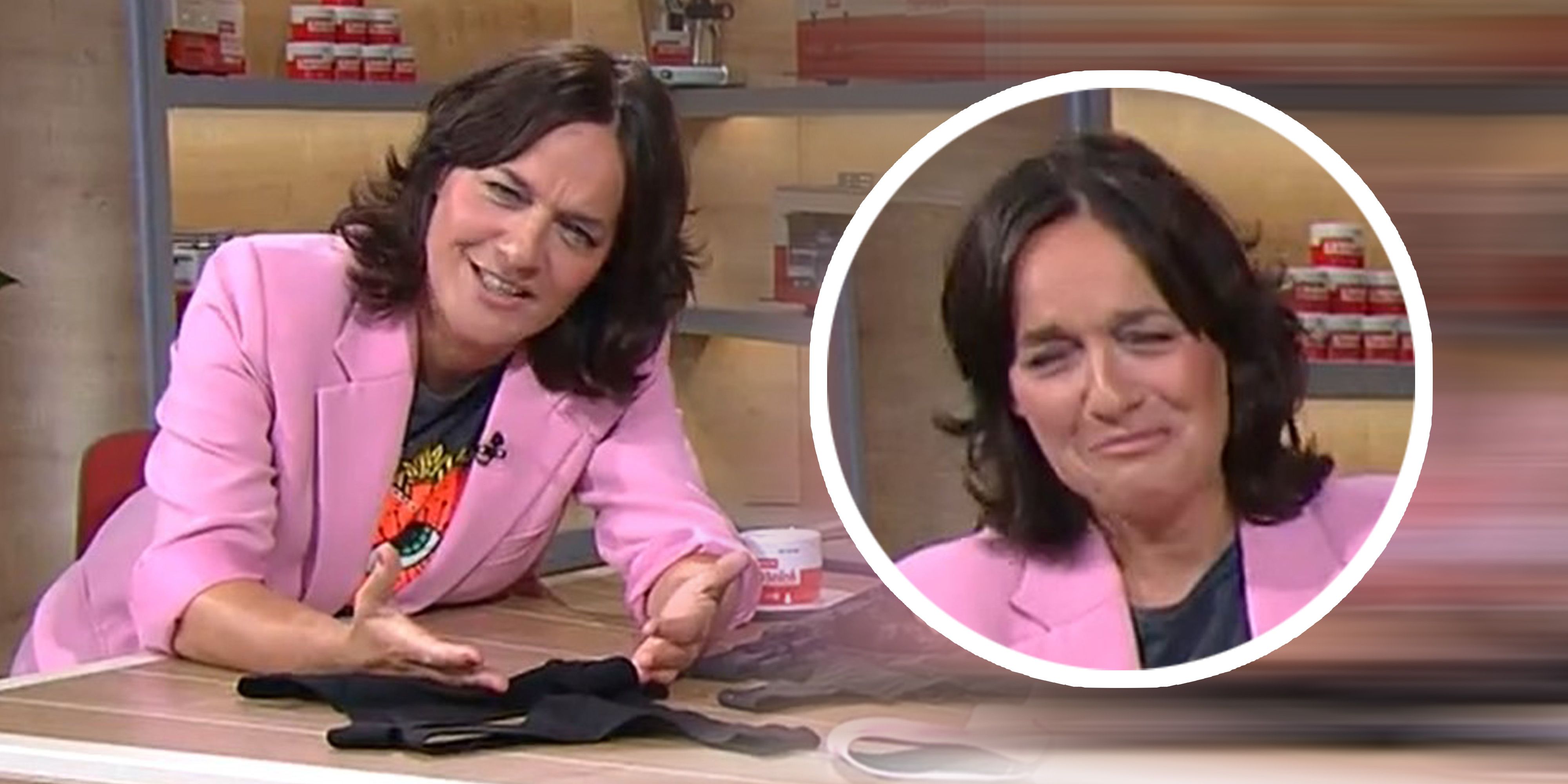 Eva Pölzl hat es als Moderatorin nicht immer leicht.