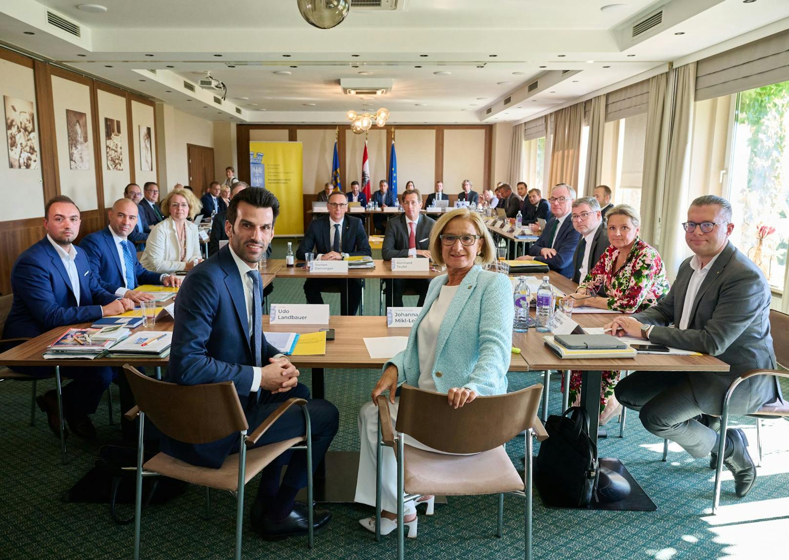 Regierungsklausur der Regierungsmitglieder von VP und FP in Maria Taferl.