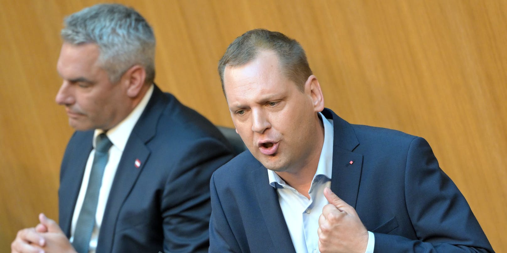 Philip Kucher (SPÖ)&nbsp; - hier auf einem Archivfoto vom August 2023 im Nationalrat.