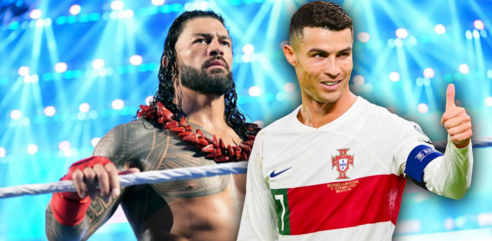 Fordert Ronaldo bald Champion Roman Reigns heraus?
