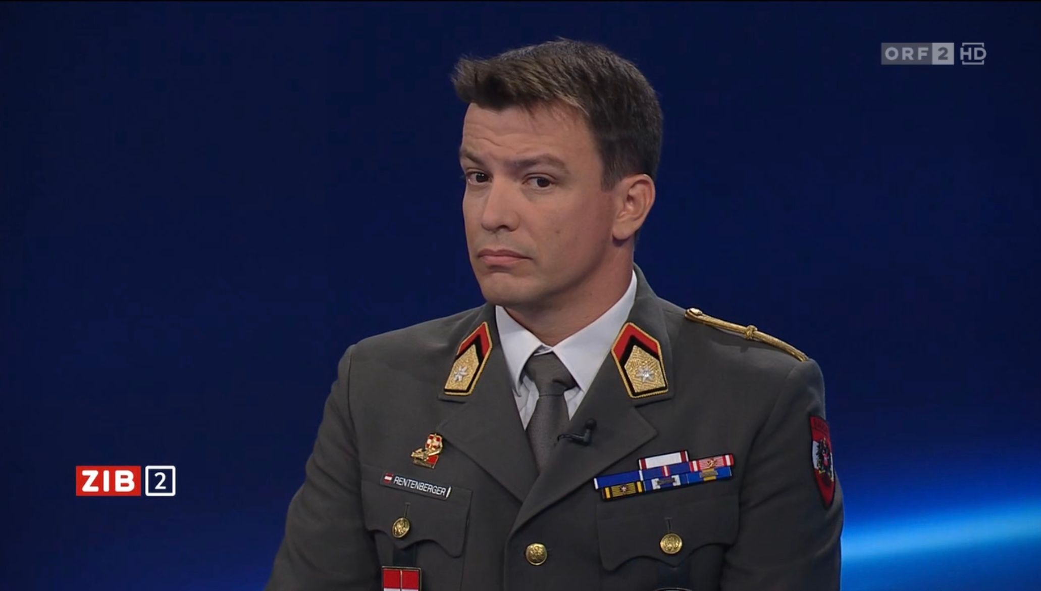 Major Albin Rentenberger war am Donnerstag in der 