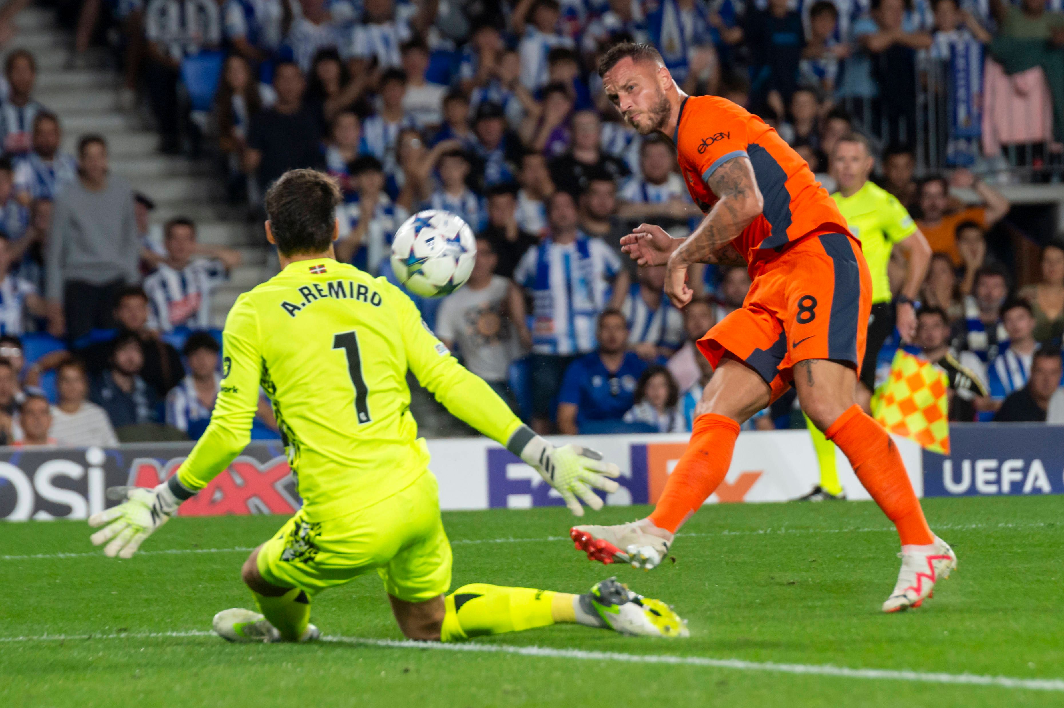 Marko Arnautovic erwischte nicht seinen besten Tag in der Champions League