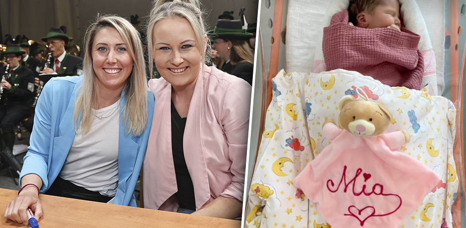 Tamara Tippler freut sich über Baby Mia