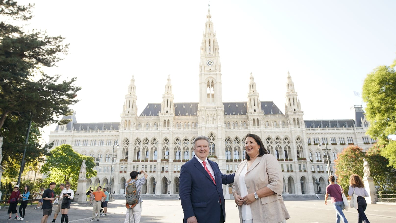 Michael Ludwig und Kathrin Gaál sind begeistert.&nbsp;