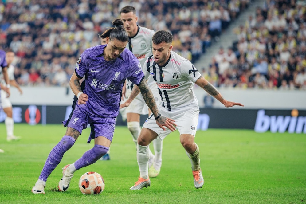 Der LASK im Europa-League-Duell mit Liverpool. 