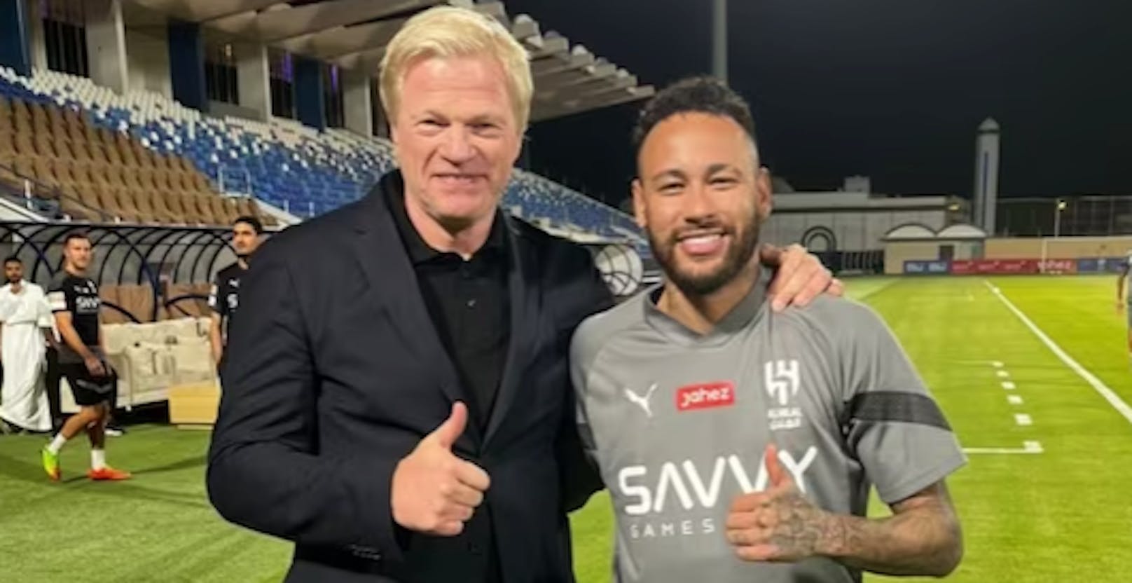 Kahn und Neymar –&nbsp;bald gemeinsam bei Al-Hilal.