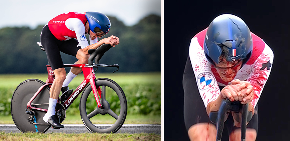 Stefan Küng ist im EM-Zeitfahren schwer gestürzt. 