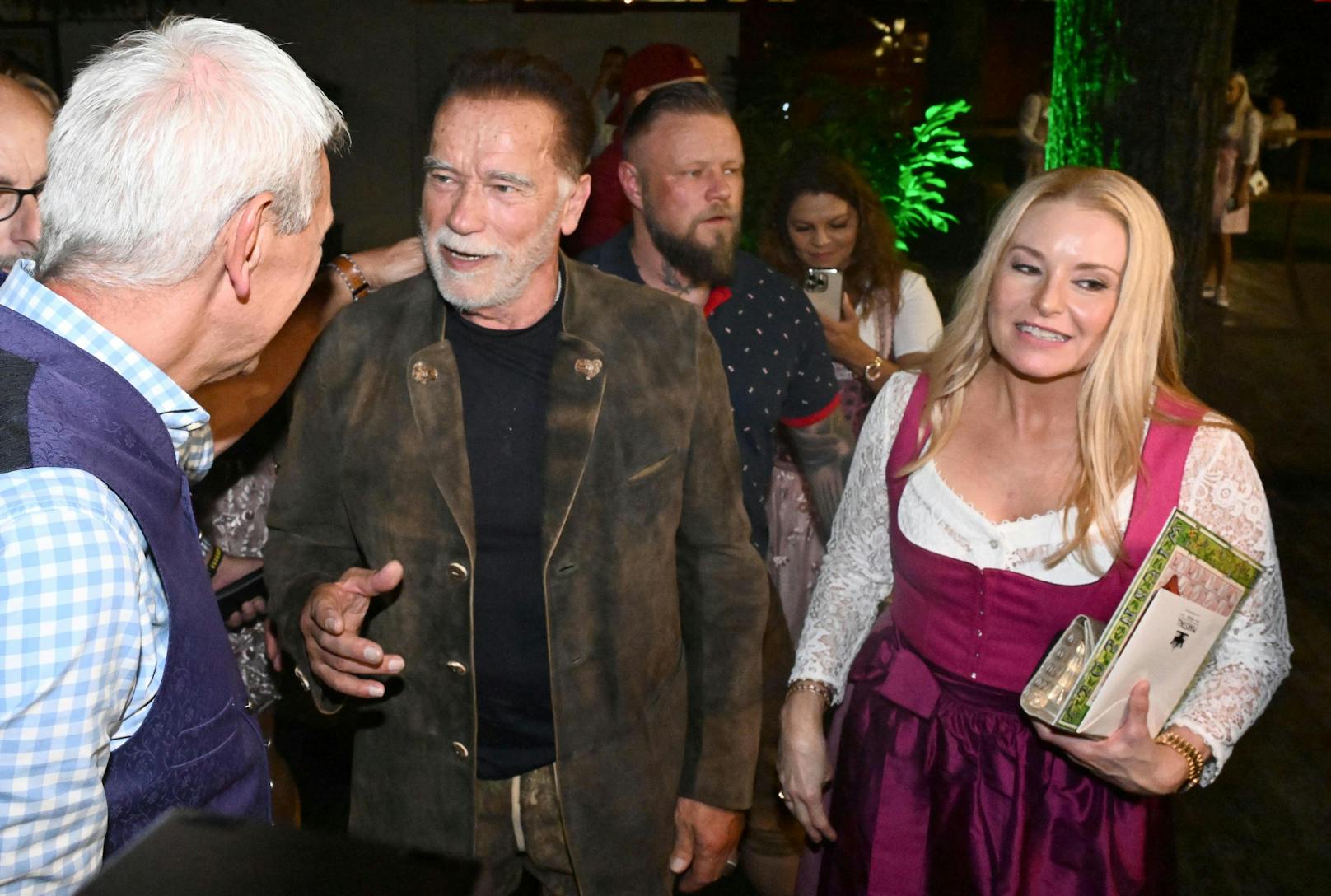 Auch 2023 ging es für Arnold Schwarzenegger wieder zum Oktoberfest in München.