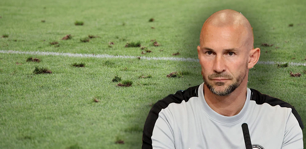 Sturm Graz hat große Rasen-Probleme. 