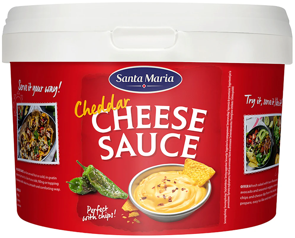 Eine Charge der Santa Maria Cheddar Cheese Sauce 3kg wird zurückgerufen.
