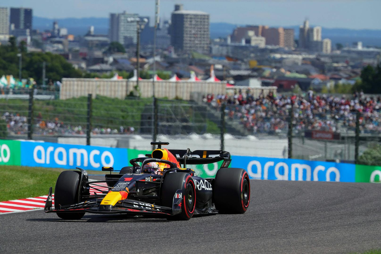 Max Verstappen in Suzuka. 