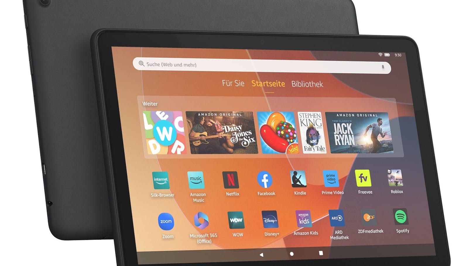 Das neue Fire HD 10 verfügt über ein 10,1 Zoll Full HD-Display und 3 GB RAM sowie eine 5-MP-Frontkamera und bis zu 13 Stunden Akkulaufzeit – ab 164,99 Euro.