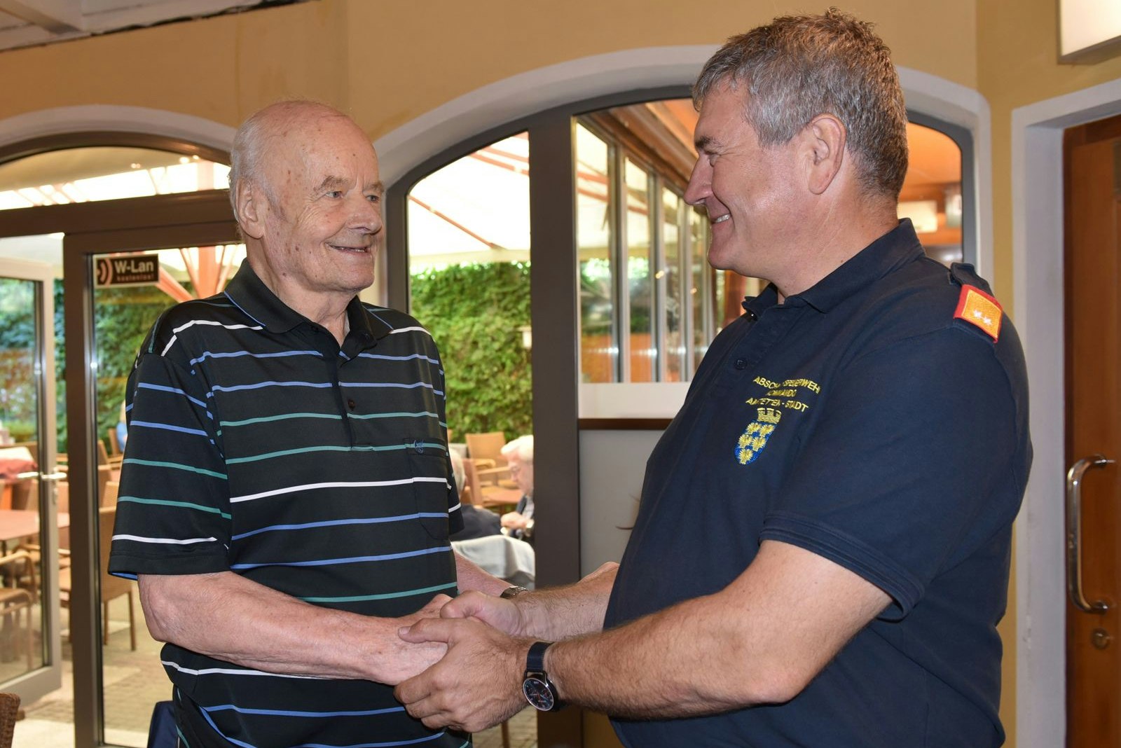 Ältestes Mitglied (93) im Abschnitt trat 1944 der Feuerwehr bei