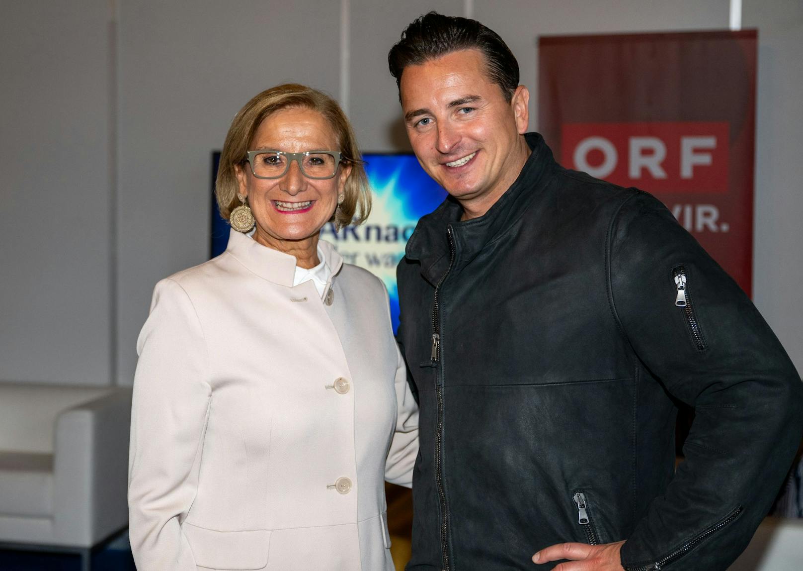 Landeshauptfrau Johanna Mikl-Leitner mit dem VolksRock'n'Roller Andreas Gabalier.