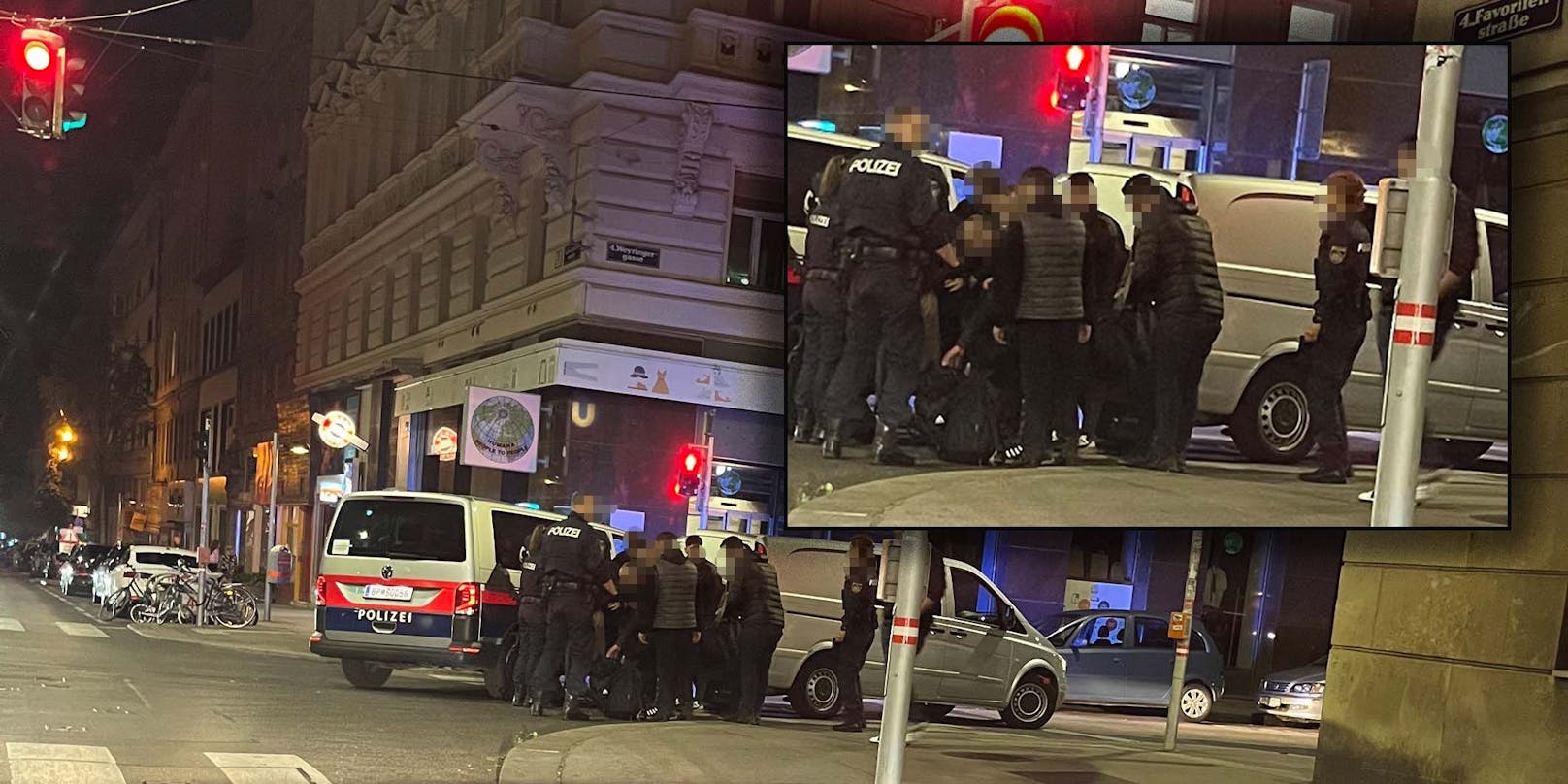 Im 4. Bezirk geriet ein Kastenwagen ins Visier der Wiener Polizei.