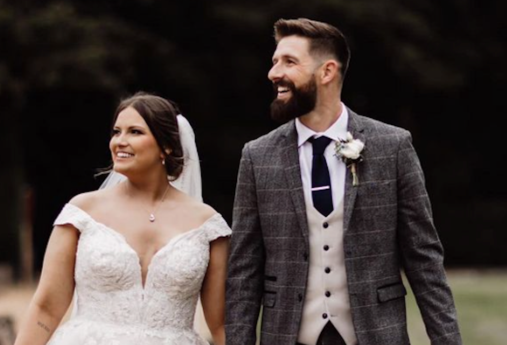 Ex-Arsenal-Goalie Vickers mit seiner verstorbenen Frau Laura,