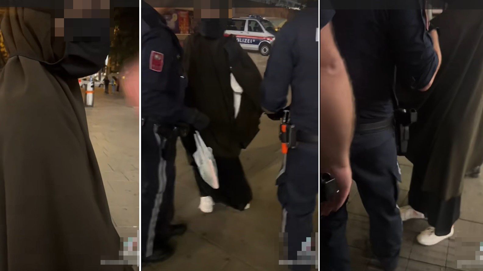 Kopftuch und Corona-Maske – Teenie in Wien festgenommen