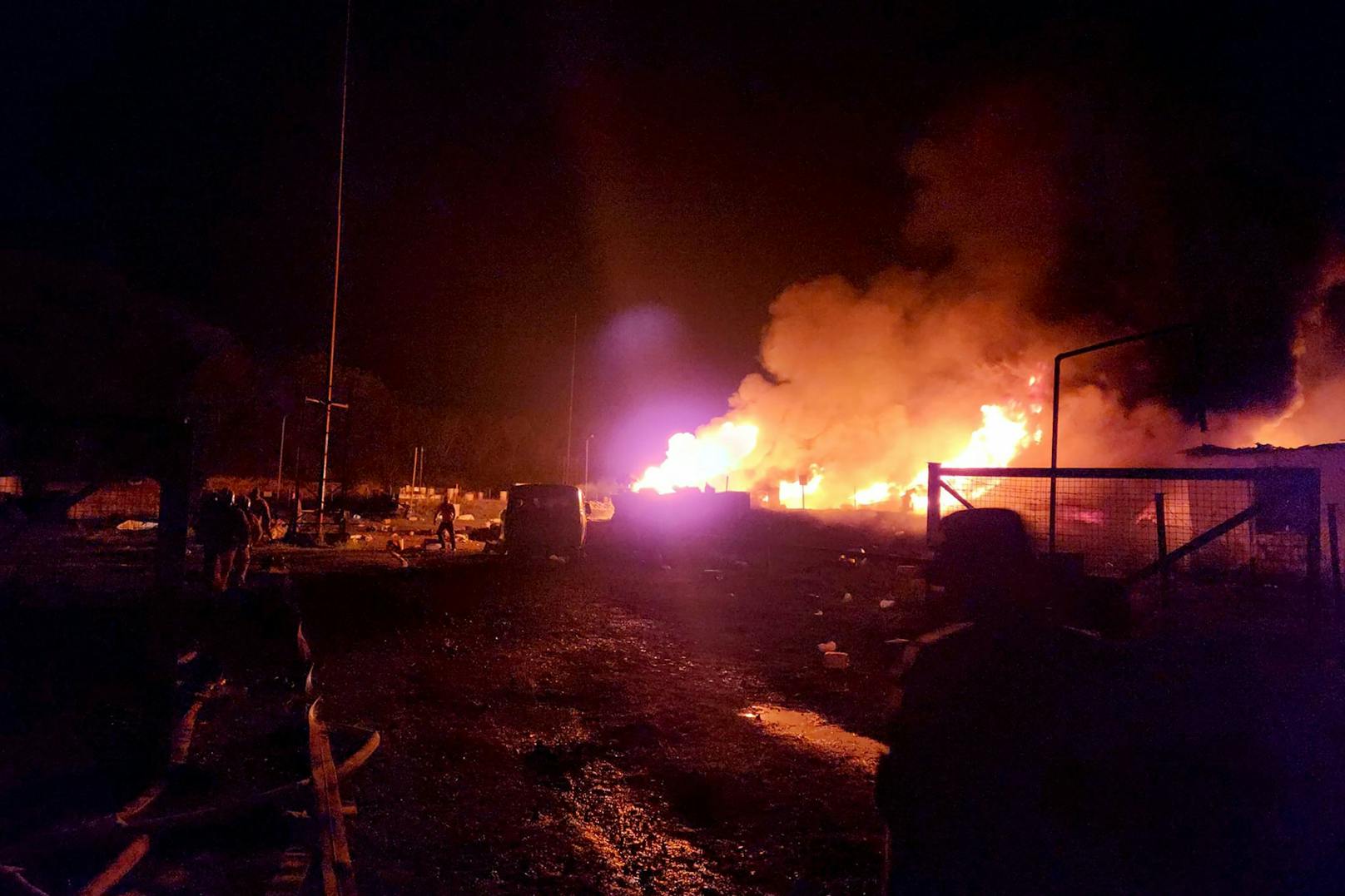 Bei der schweren Explosion eines Treibstofflagers bei Stepanakert&nbsp;in <strong>Bergkarabach</strong> soll es am 25. September 2023 Hunderte Opfer gegeben haben.