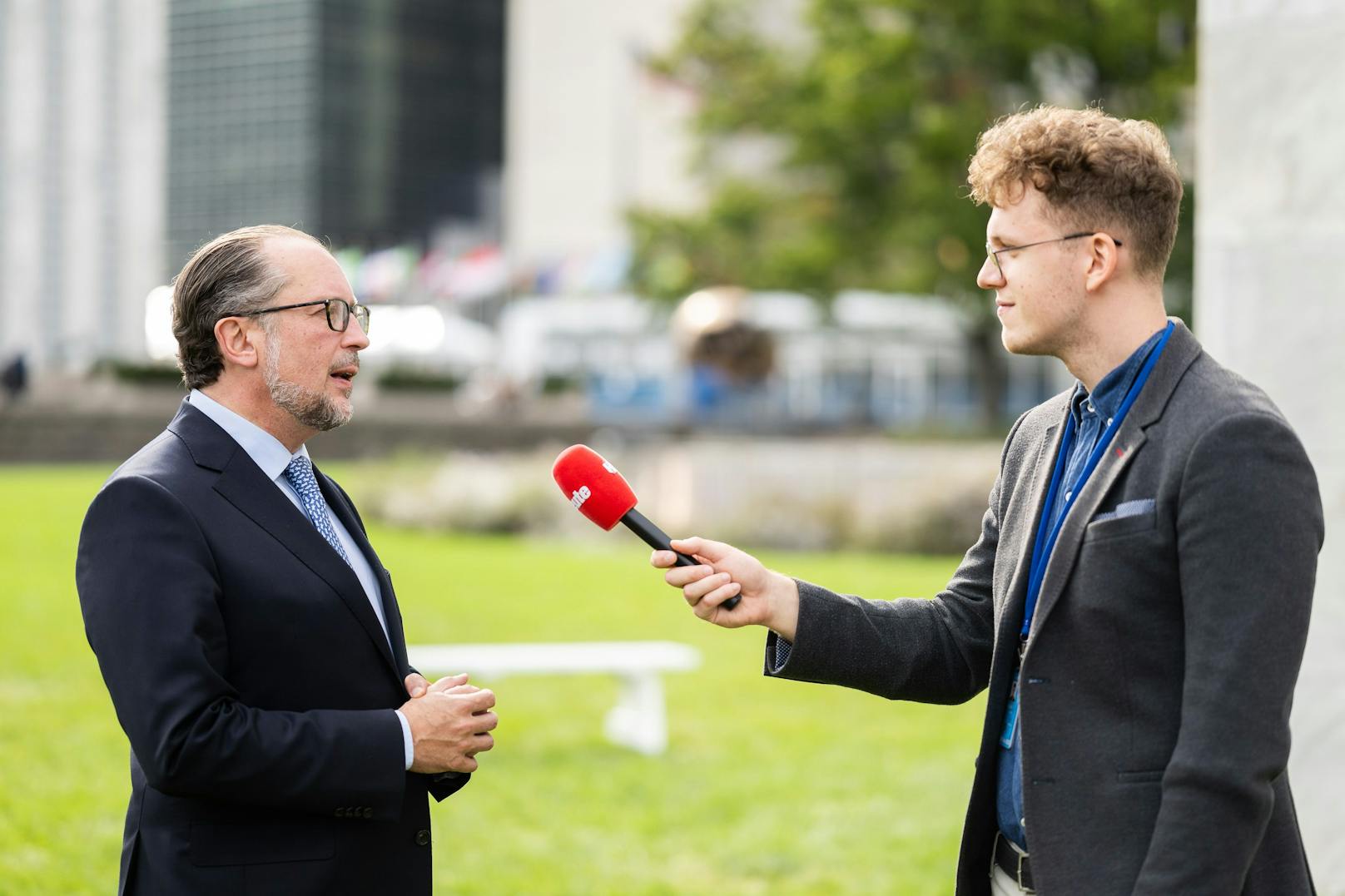 Während seines New-York-Aufenthalts sprach Schallenberg mit dutzenden Regierungsvertretern aus aller Welt.