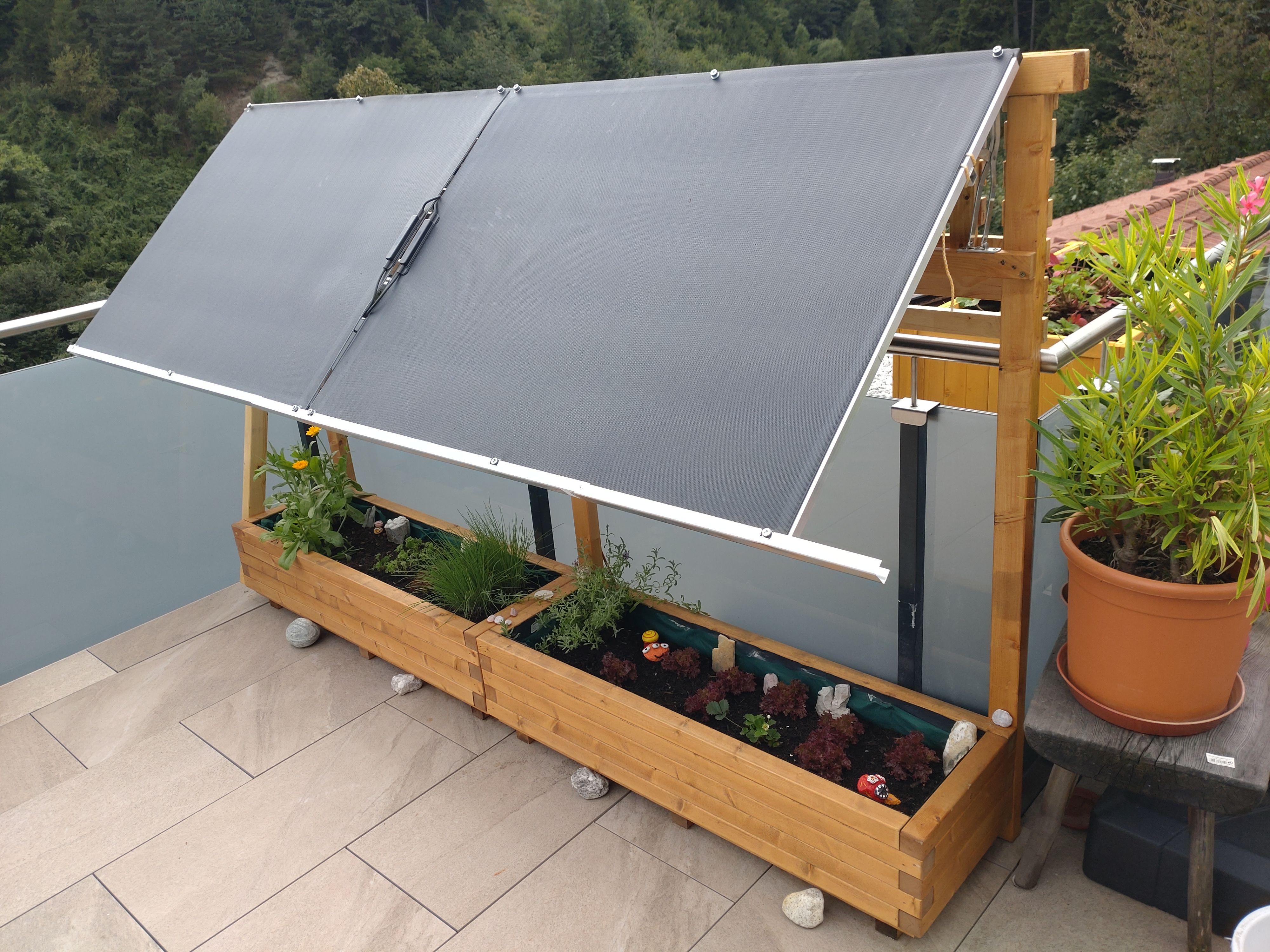 Multifunktionsbeet für Balkon und Terrasse