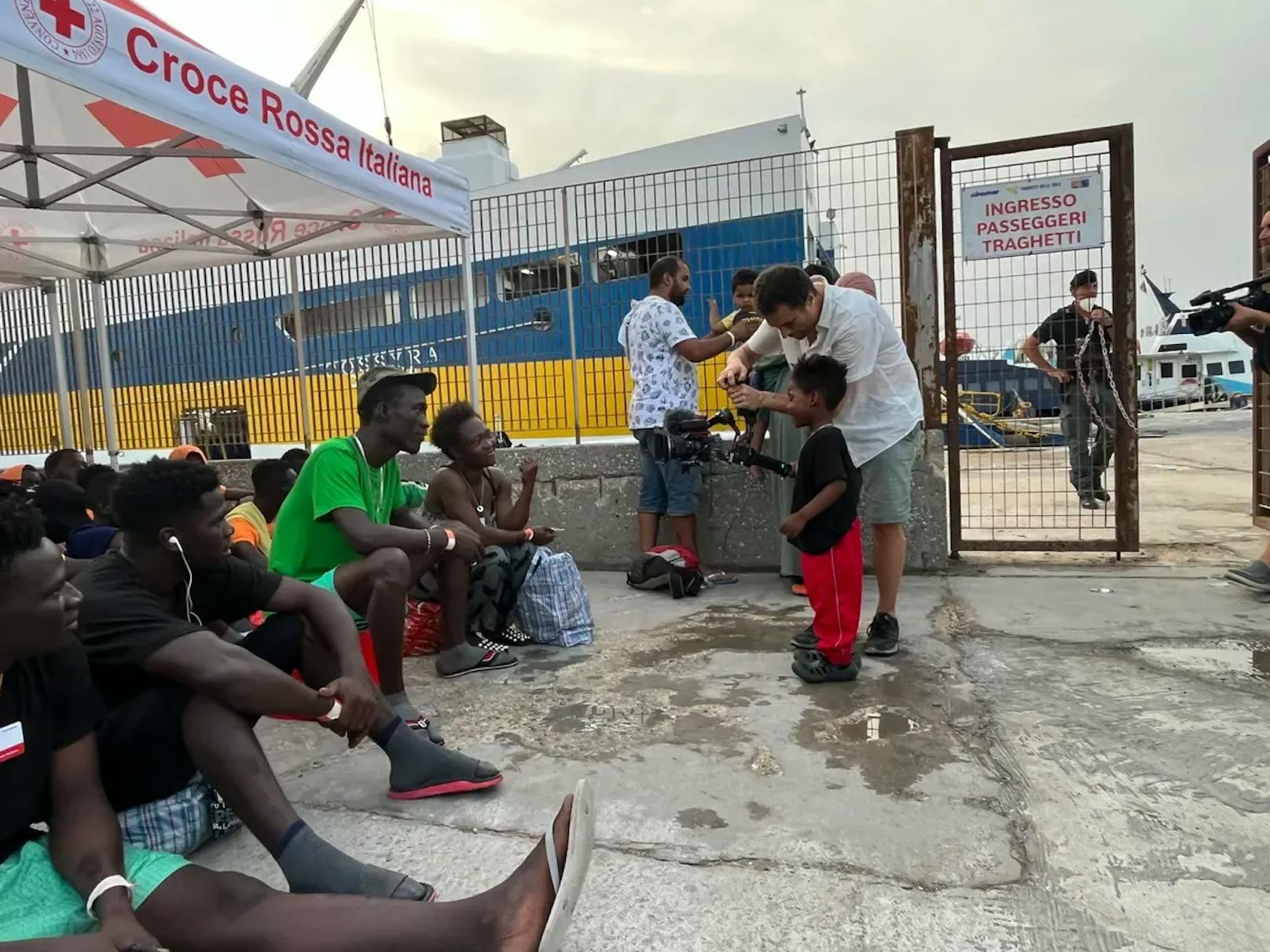 Die Flüchtlingssituation auf der italienischen Mittelmeer-Insel Lampedusa beschäftigt aktuell ganz Europa.