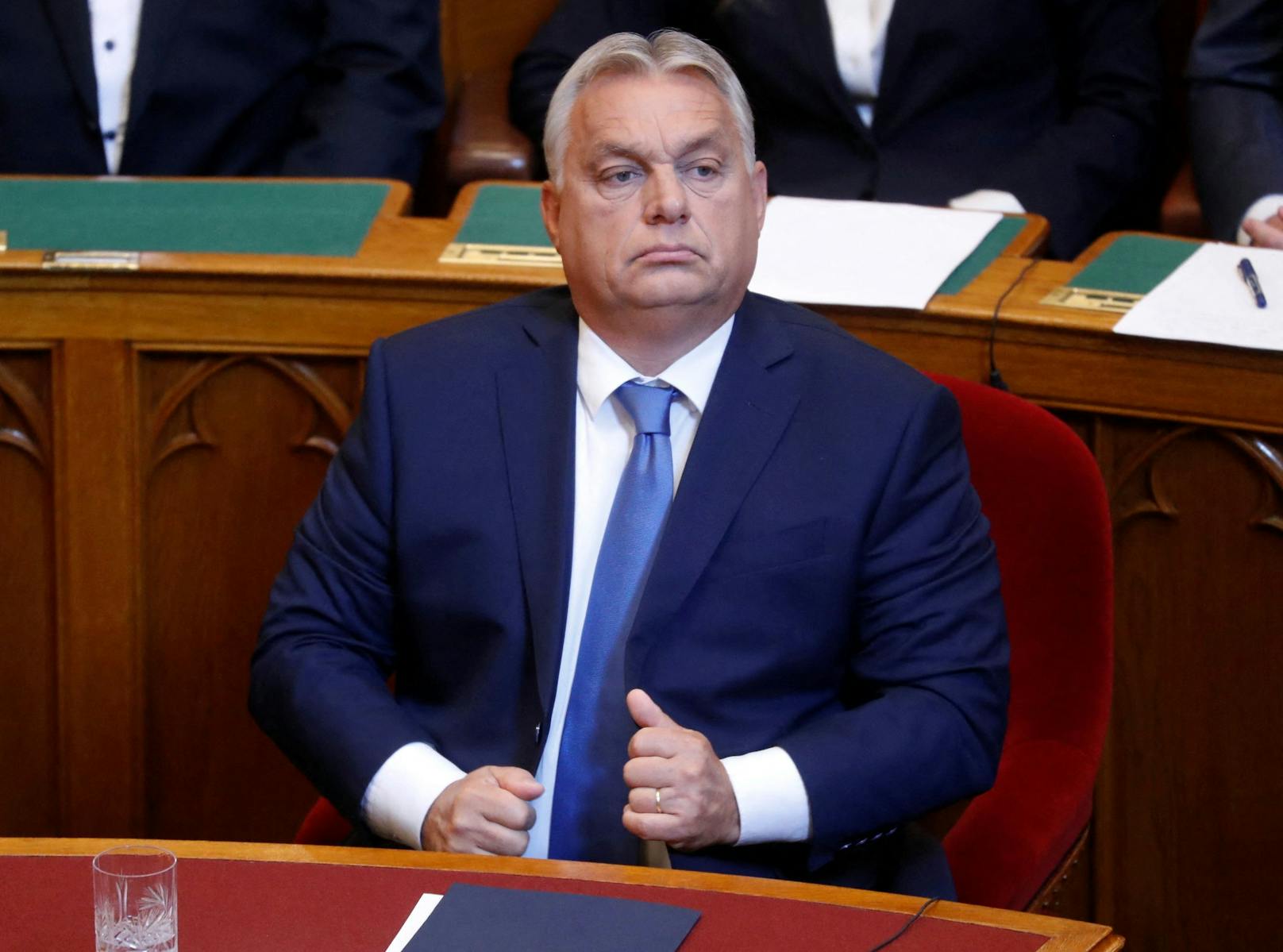 Der ungarische Ministerpräsident koppelt die Unterstützung seines Landes an eine Forderung.&nbsp;
