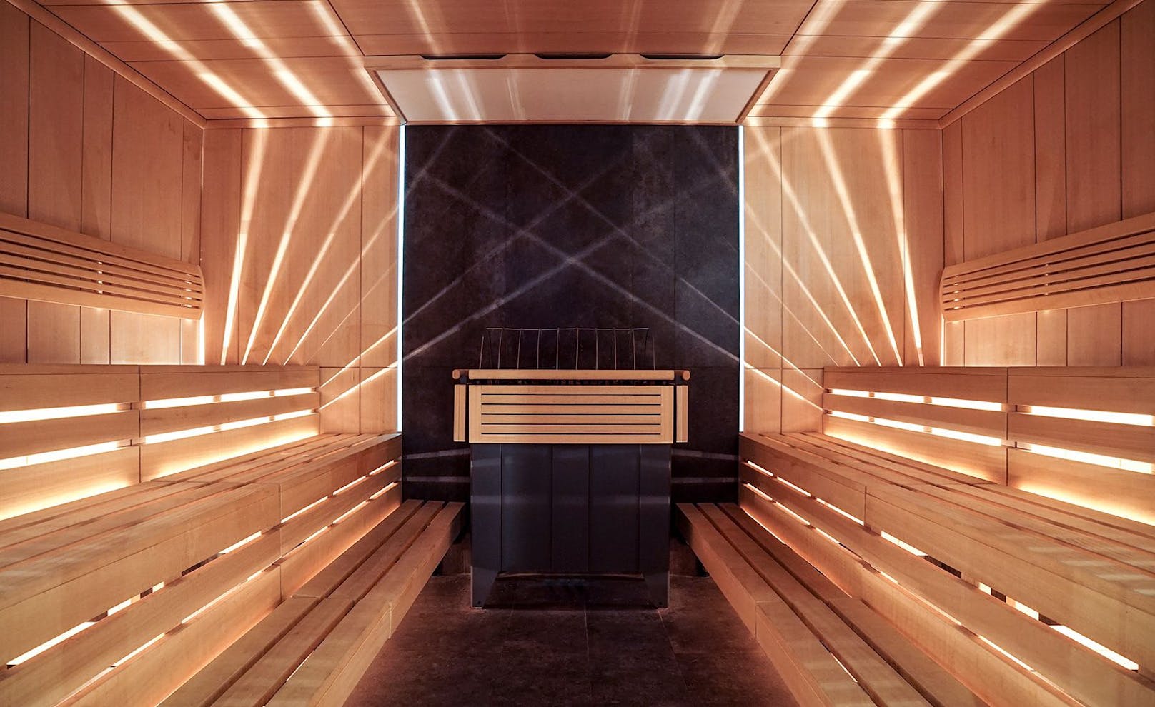 Sauna in einem John Harris Fitness-Studio