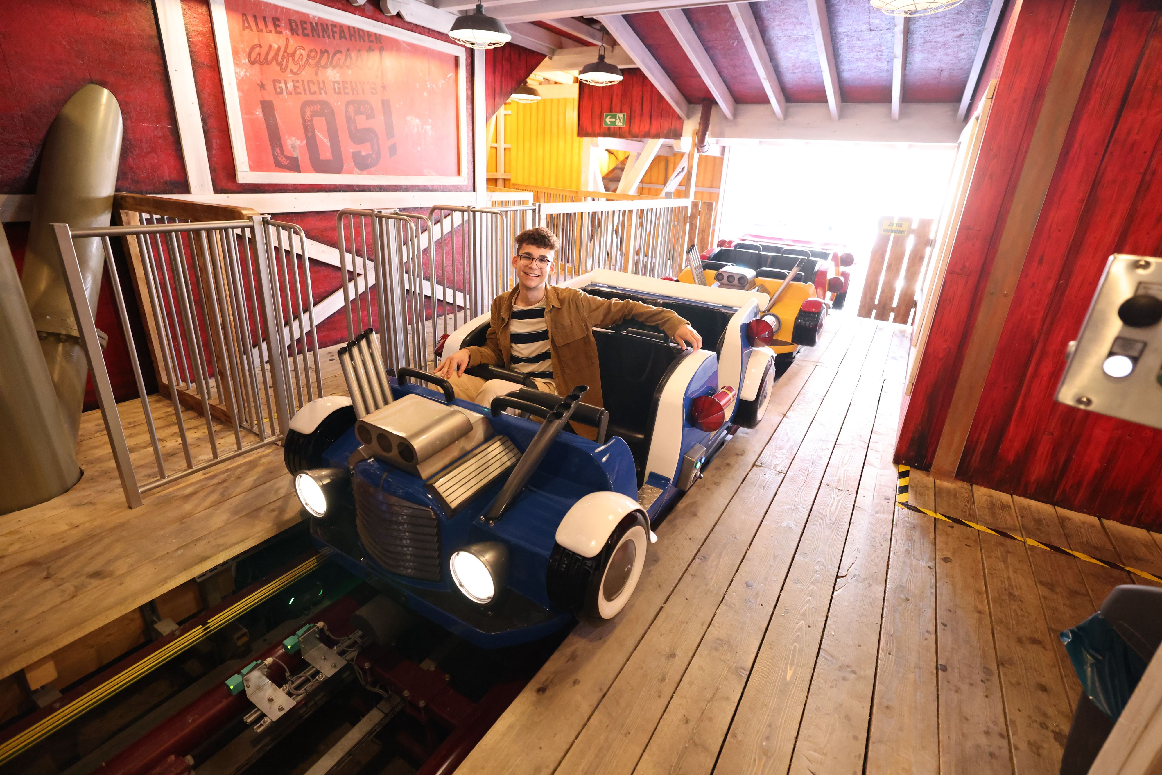 Gemeinsam mit seinem Mentee David verbringt Thomas Z. viel Zeit im Prater. Einer teilt die Interessen des anderen.