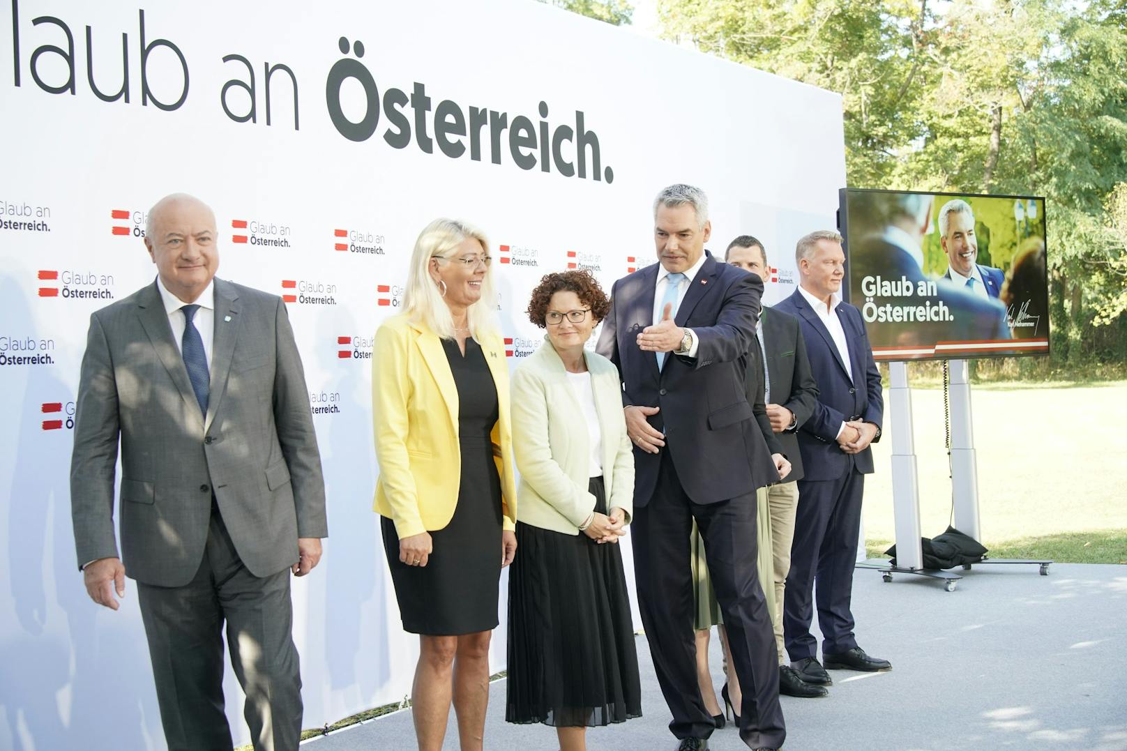 Mit dem Thema "Asylbremse" schloss der Kanzler dann die Pressekonferenz.