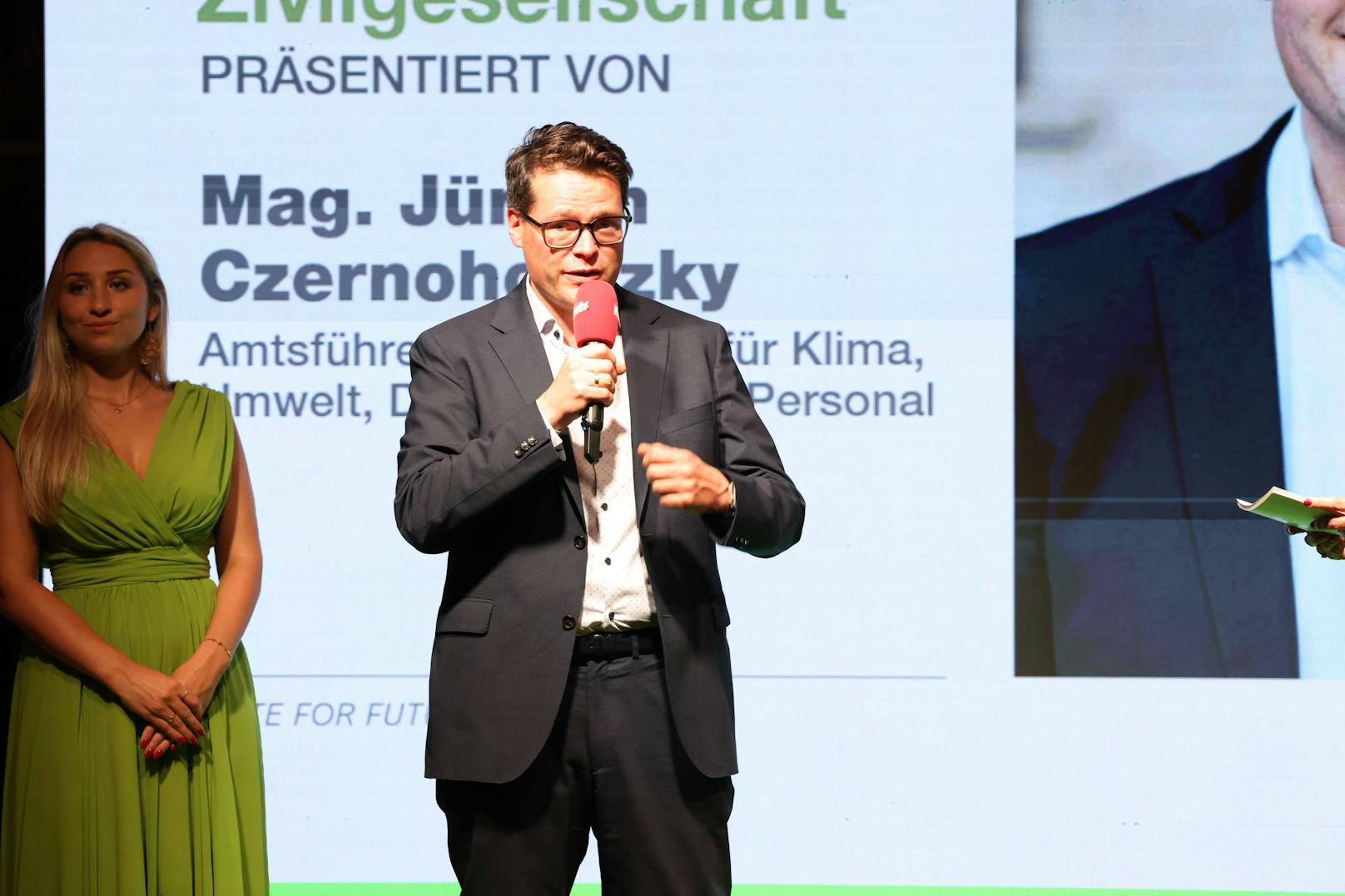 Der Wiener Umweltstadtrat Jürgen Czernohorszky (SP) bei der Preisverleihung.