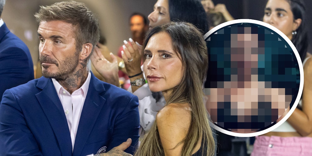 So sieht normalerweise nur David Beckham seine Victoria.