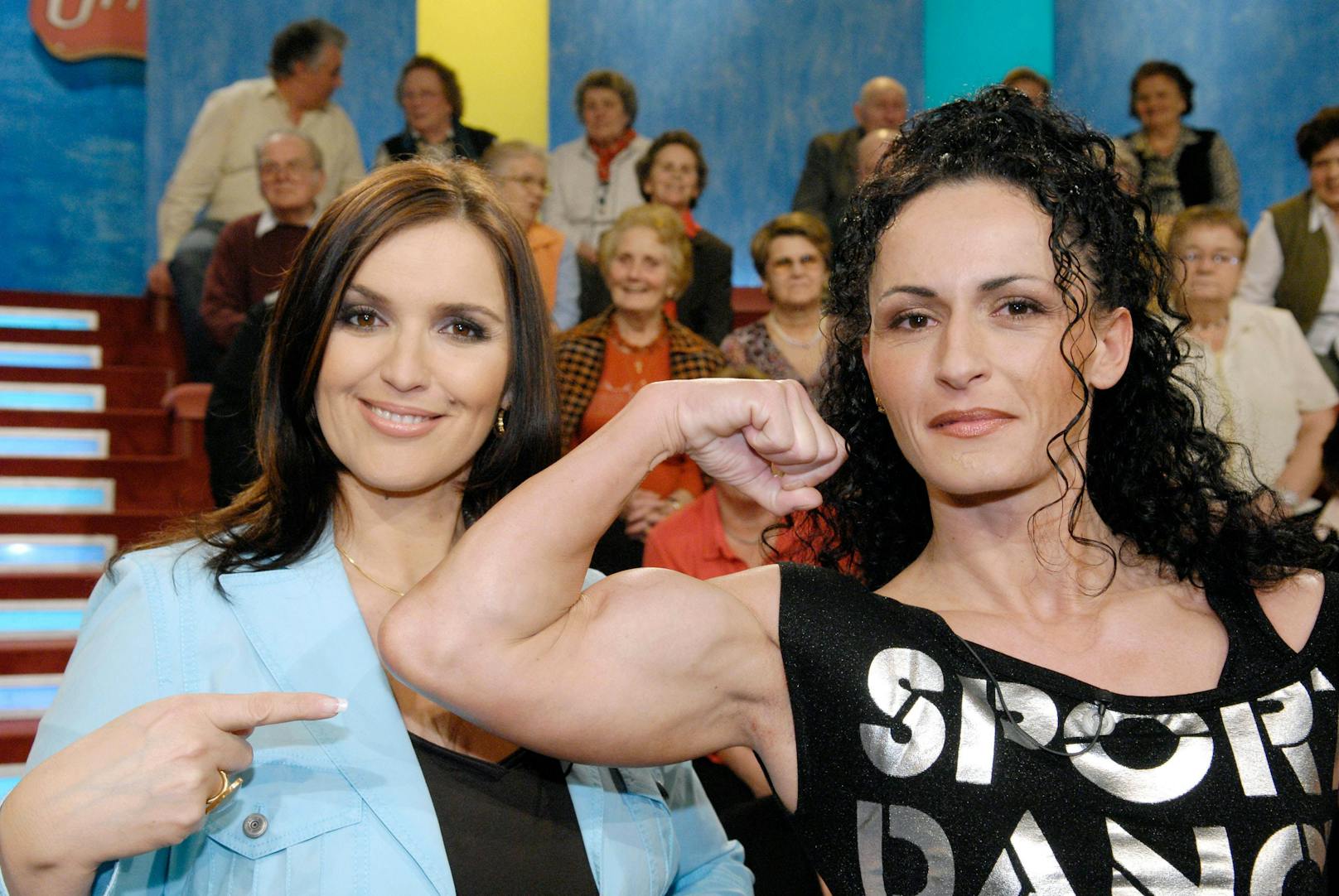 23. März 2003: "Wie stark duerfen Frauen sein?" mit Sonja (33 J., Hausfrau, Forchtenstein): "Ich bekomme mein Selbstwertgefühl durch meine Muskeln".