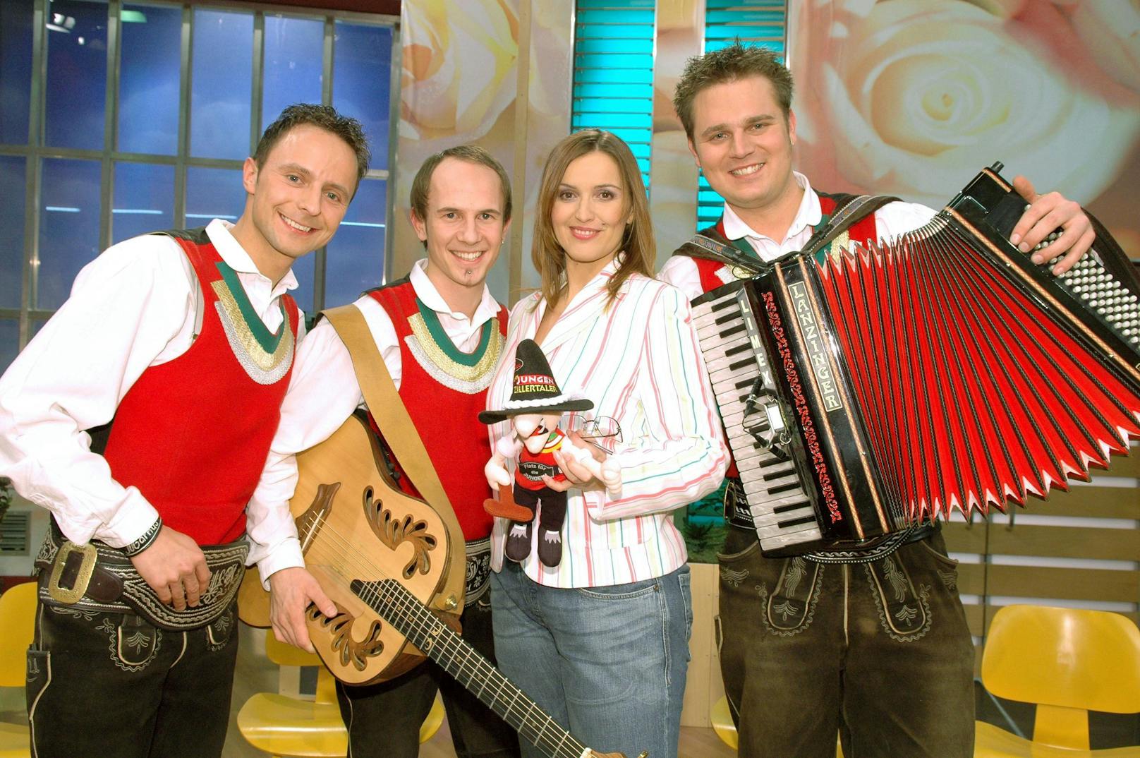 7. April 2005: "Volksmusik ist mein Leben" mit den JuZis, "Die jungen Zillertaler".