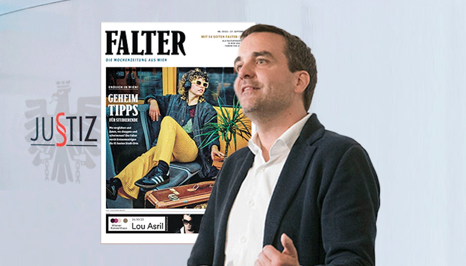 "Falter"-Chef Florian Klenk sieht sich mit schweren Vorwürfen konfrontiert.