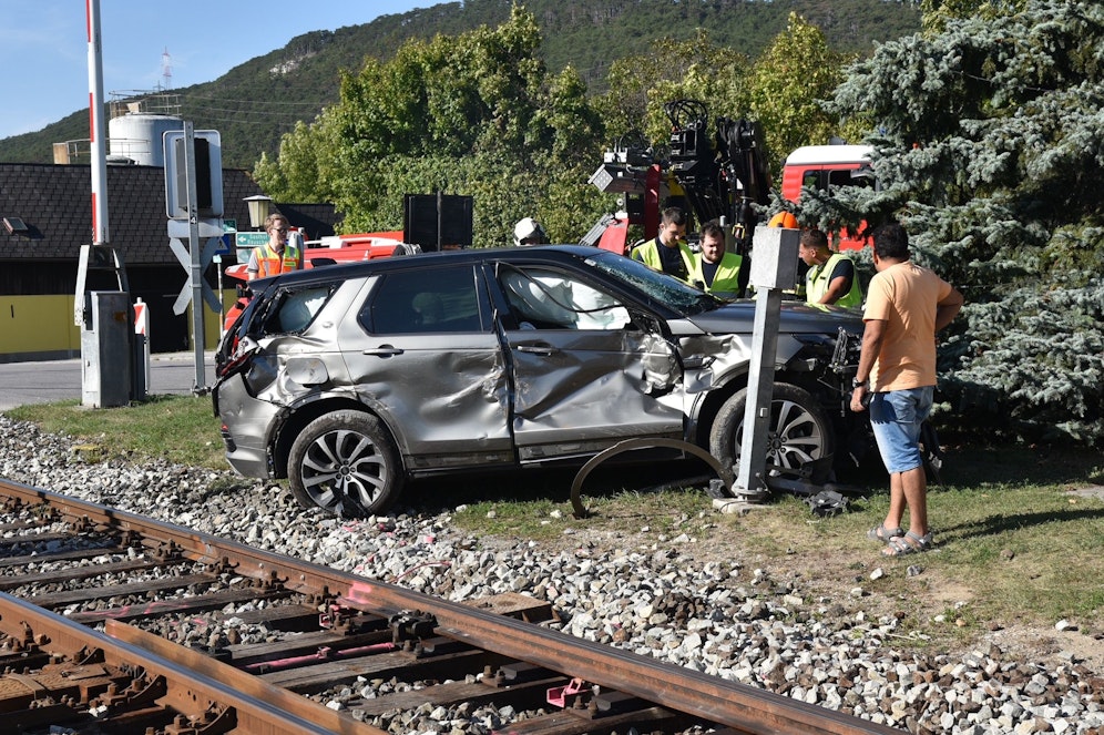 Der Zugunfall in Wöllersdorf ging glimpflich aus.