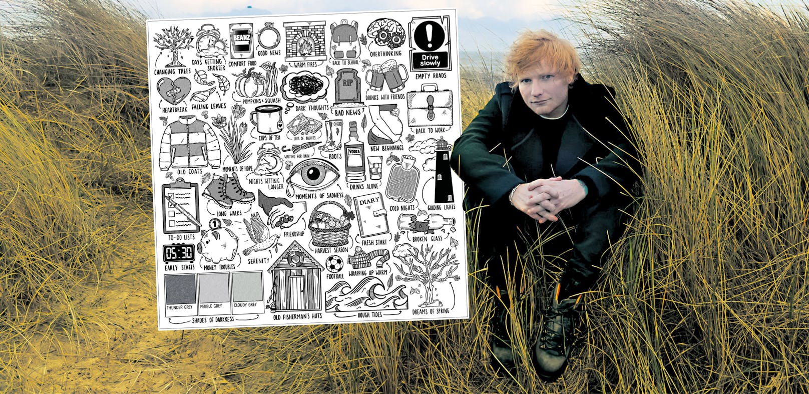 Mit neuem Album stellt sich Ed Sheeran hinten an