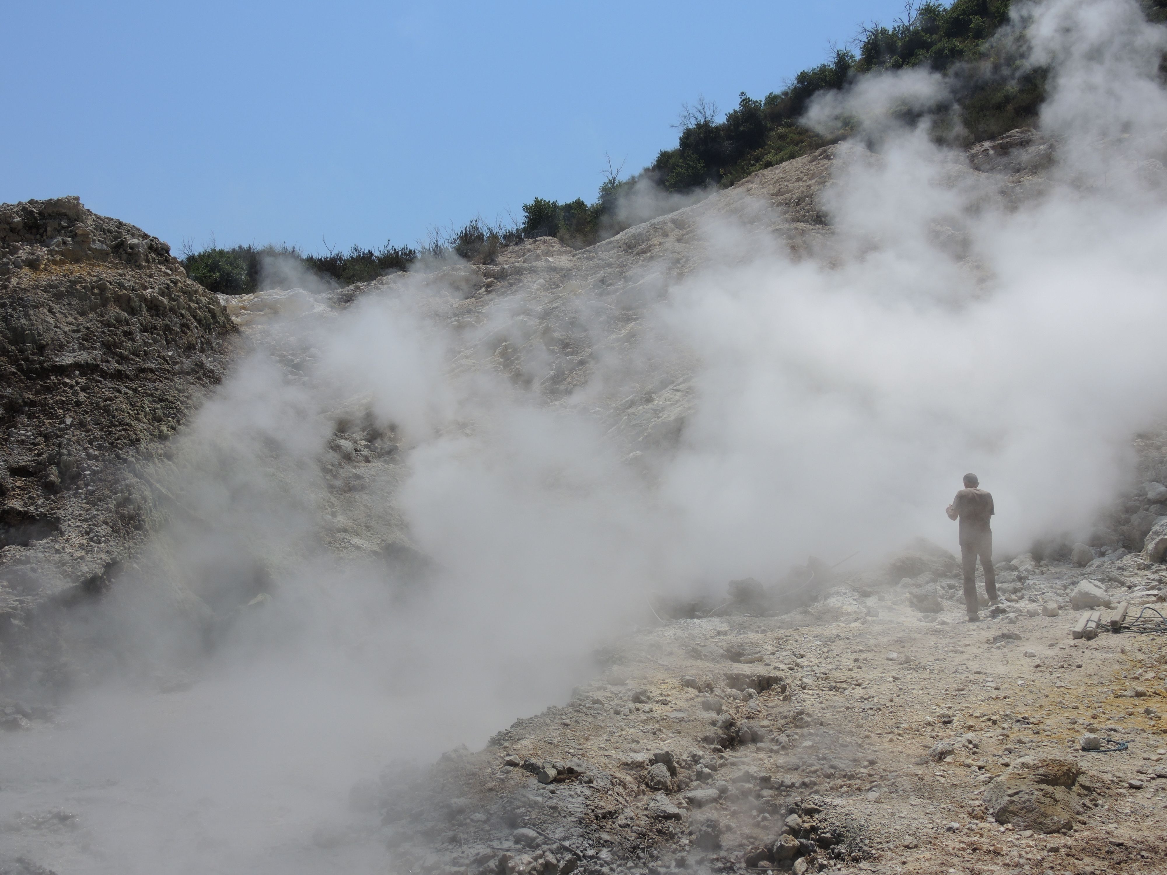 In den Phlegräischen Feldern ist es am Mittwoch zu einem Erdbeben gekommen.