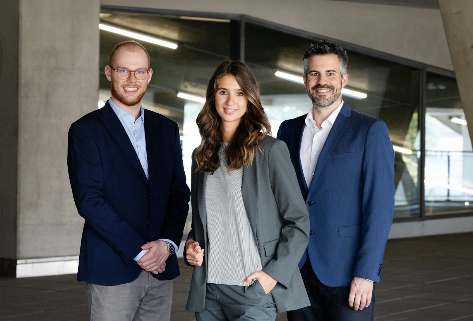 Paul von Groote, Elisabeth Blaschke und Christian Traunwieser.