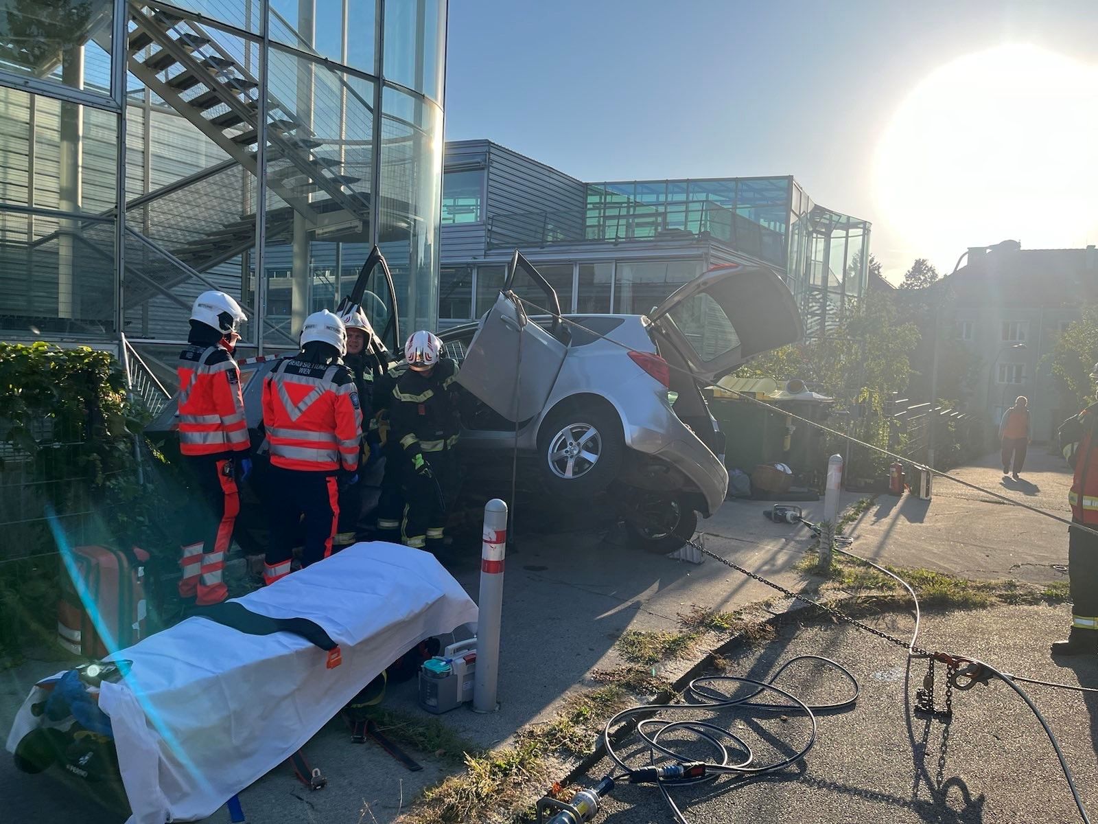 Schwerer Verkehrsunfall in Wien