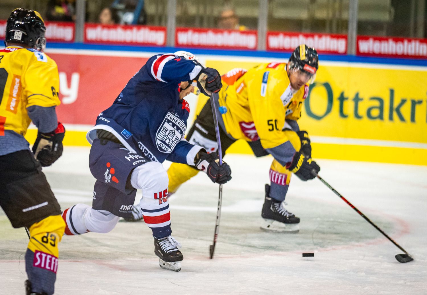 Die Vienna Capitals mussten sich Fehervar mit 5:6 geschlagen geben. 