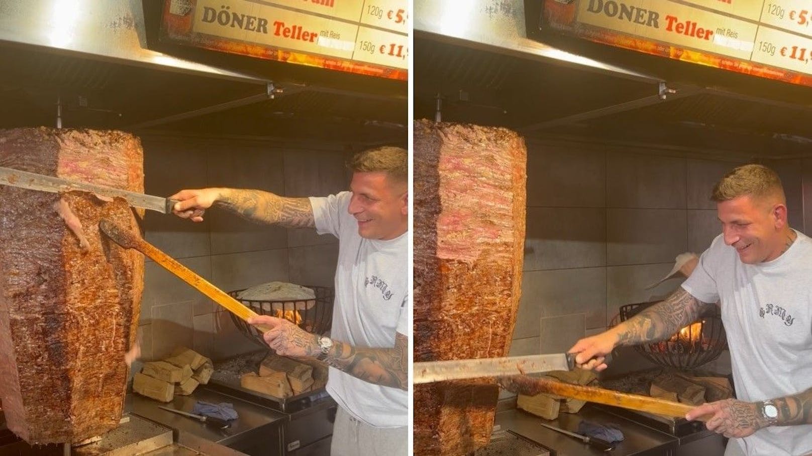 Kebab-Gzuz in Wiener Döner-Laden geht im Netz viral