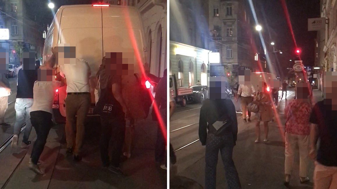 Fahrzeug blockiert Bim – Wiener steigen aus, tauchen an