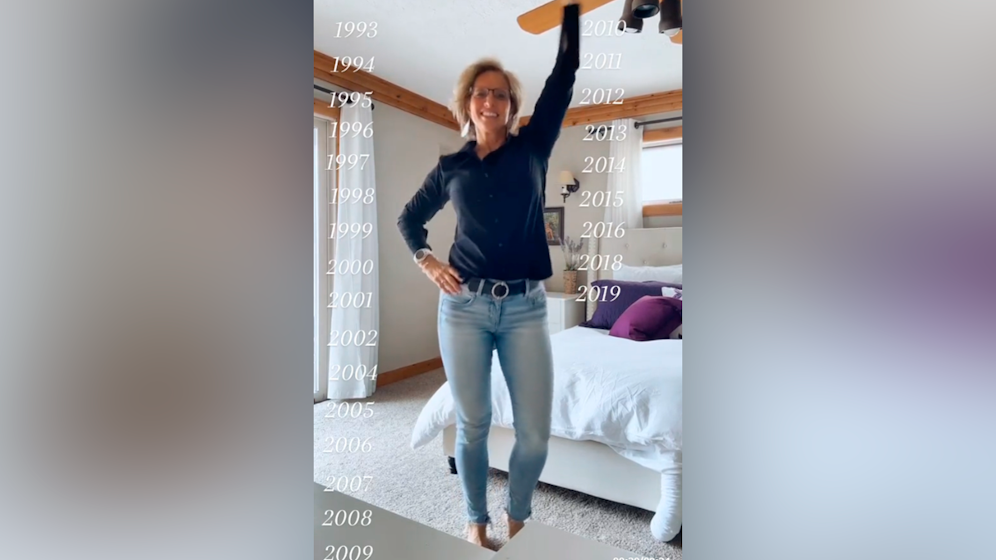 Auf TikTok listet die Amerikanerin all die Jahre, in denen sie schwanger war. 25 sind es an der Zahl.